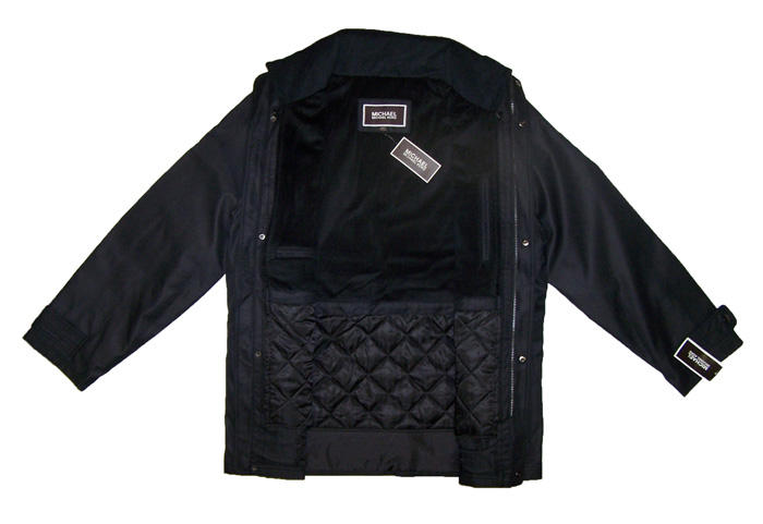 michael kors black bubble jacket