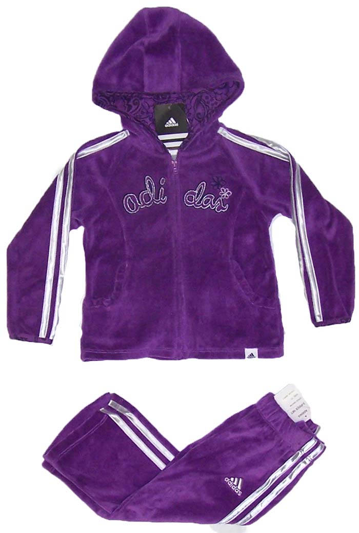 girls purple adidas