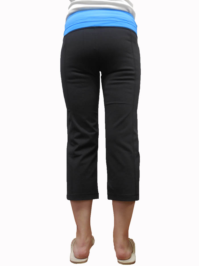 navy blue capri yoga pants